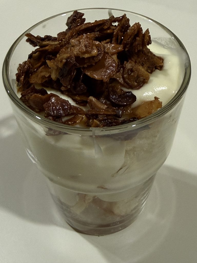 Bienenstich-Dessert im Glas