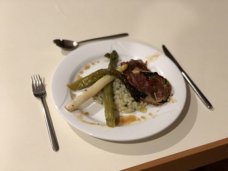Bunter Spargel aus dem Ofen
