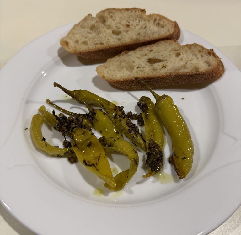 Gegrillte Peperoni