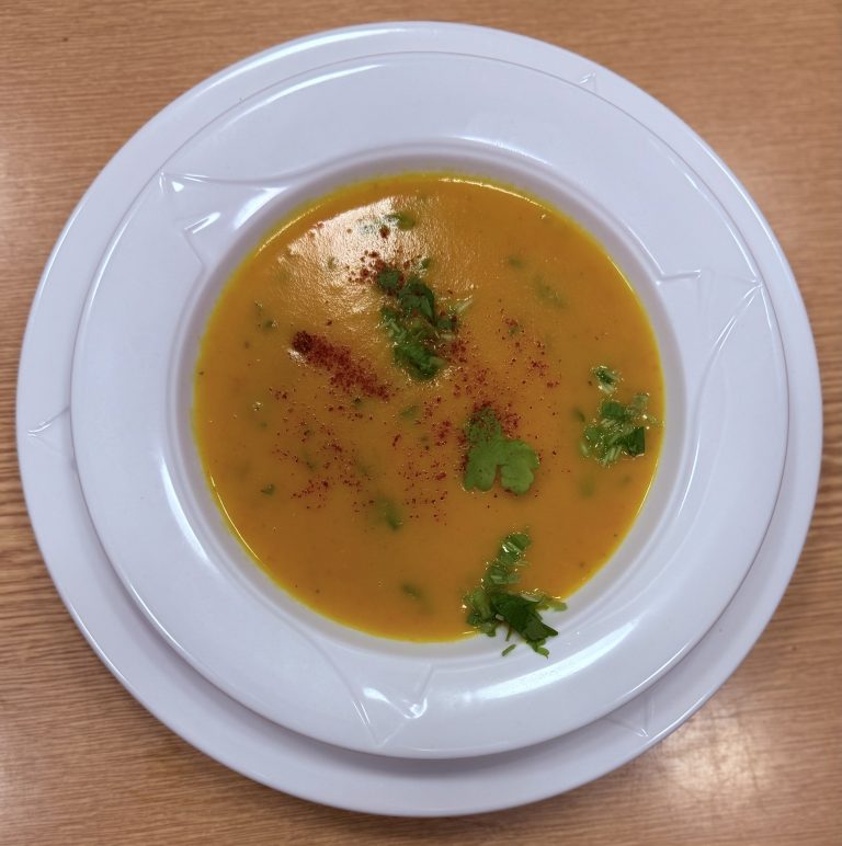 Klassische Kürbissuppe