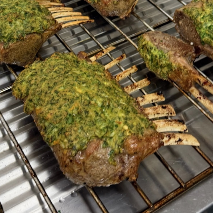 Lammkarree mit Kräuterkruste