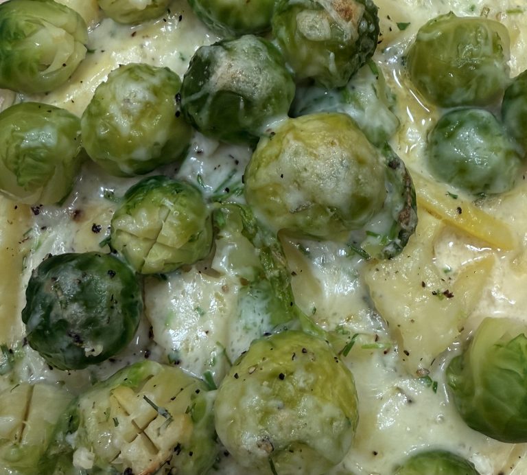 Rosenkohl-Kartoffel-Auflauf