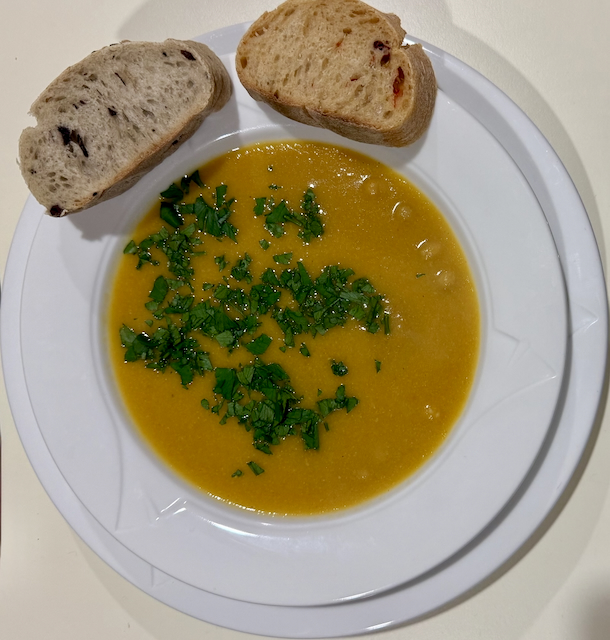 Kichererbsen-Suppe – Sopa de grão de bico