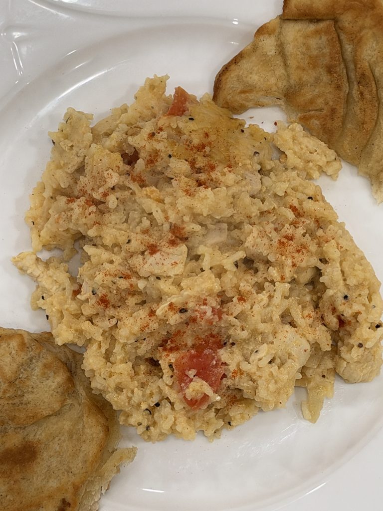 Hähnchen-Biryani (mit Zwiebel-Gurken-Salat) a la Netha